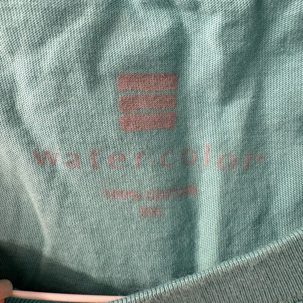 Teal Men's Watercolor Shirt - Picture 3 of 3